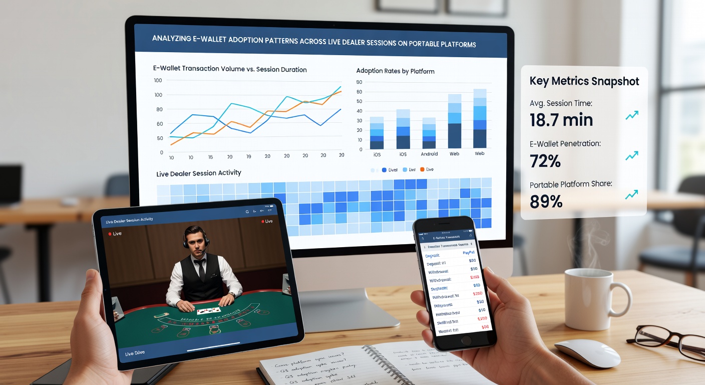 Grafische Auswertung von E-Wallet-Transaktionen in mobilen Live-Dealer-Umgebungen